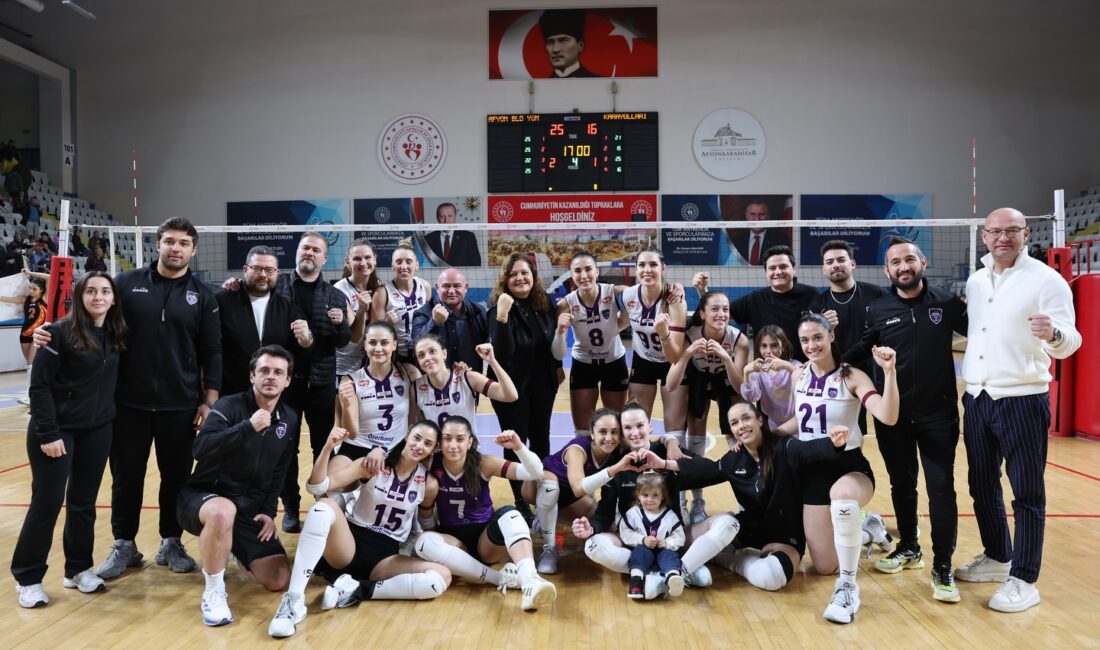 Prof. Dr. Veysel Eroğlu Spor Salonu’nda oynanan karşılaşmada Afyon temsilcisi,
