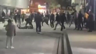 Erzincan merkezinde yer alan Alparslan Türkeş İş Merkezi arkasındaki çay