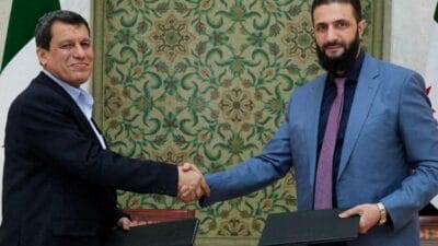 Suriye devlet televizyonu El-İhbariyye, Şam yönetimi ile Suriye’de SDG adını