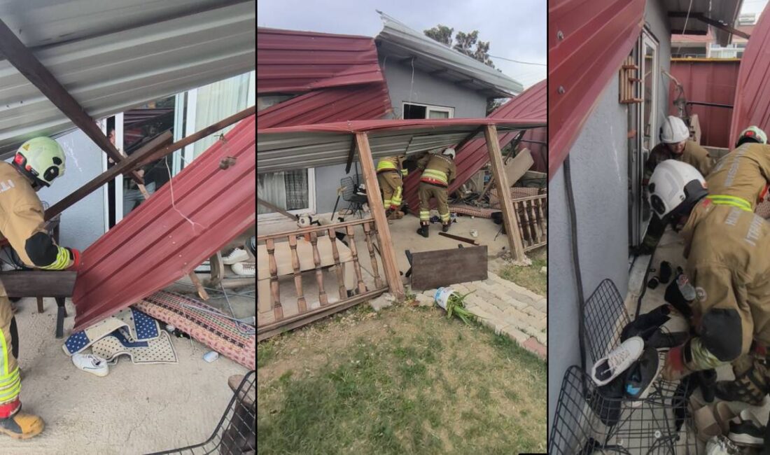 Meteorolojinin şiddetli fırtına ve yağış uyarısında bulunduğu Hatay’ın Akdeniz kıyısındaki