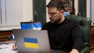 Ukrayna Devlet Başkanı Vladimir Zelenskiy, Rusya Devlet Başkanı Vladimir Putin,