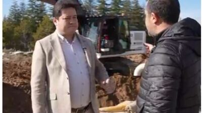 Bolvadin ilçesinde içme suyu şebekesinin ana arterlerinden biri olan dev