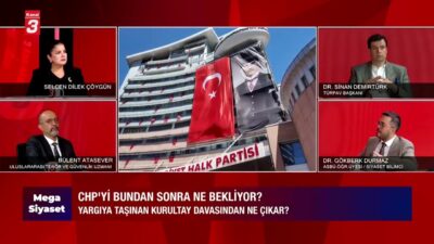 Selcen Dilek Çöygün sunumuyla Mega Siyaset programının bu haftaki konukları