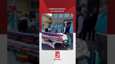 Türkiye’de, acil müdahalelerde kullanılmak üzere sedyeli ATV üretilecek. 📶https://kanal3.com.tr/ Sosyal