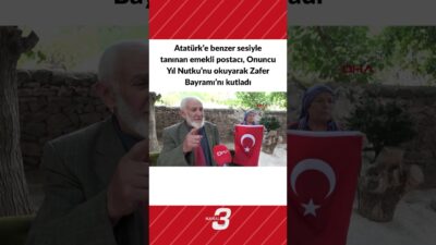 75 yaşındaki emekli postacı Şadi Duru, Atatürk’e benzeyen sesiyle tanınıyor.