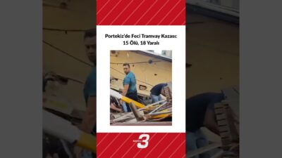 Portekiz’in başkenti Lizbon’da tramvayın raydan çıktığı kazada 15 kişi hayatını