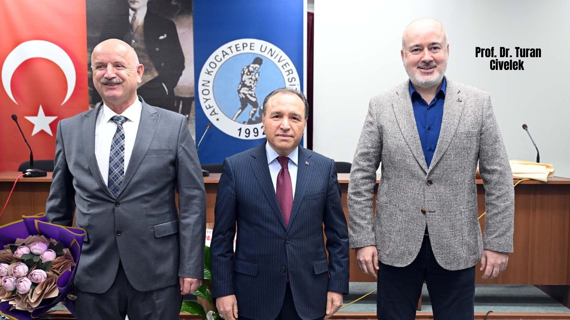 Afyon Kocatepe Üniversitesi (AKÜ) Veteriner Fakültesinde Dekan Prof. Dr. Turan