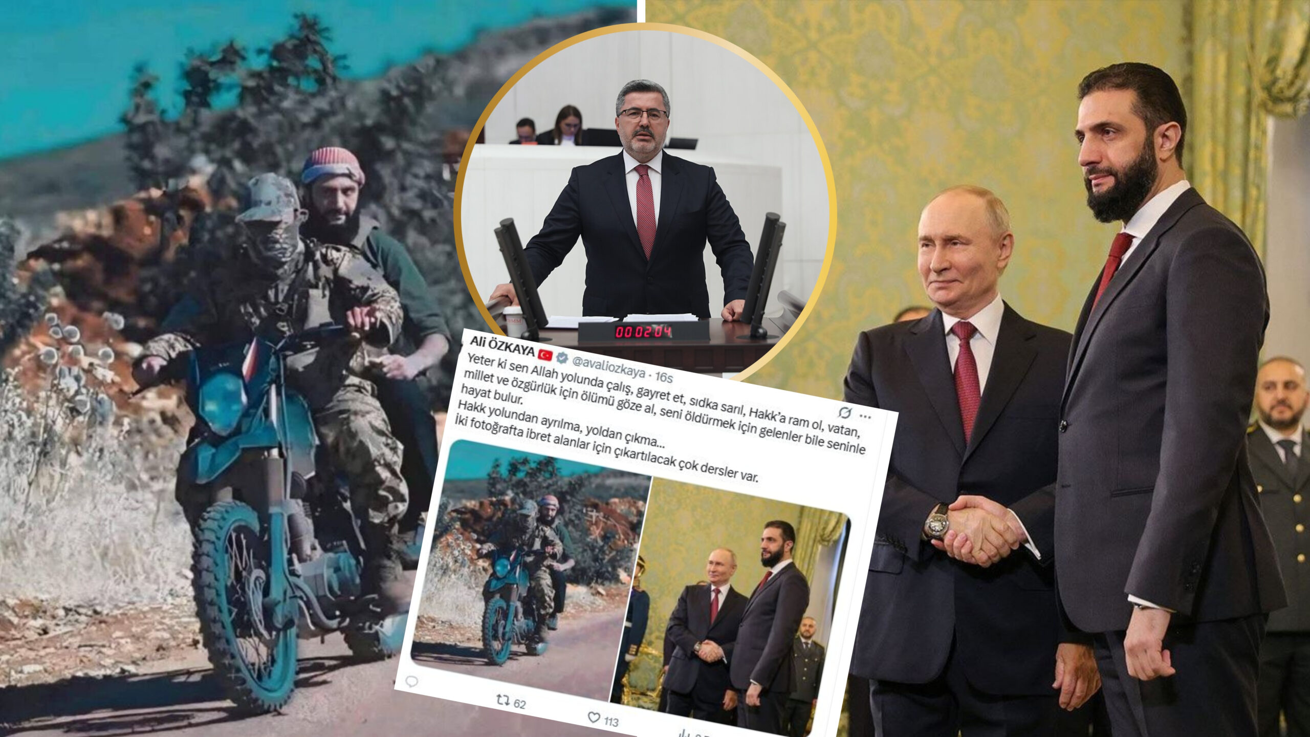 AK Parti Afyonkarahisar Milletvekili Ali Özkaya, sosyal medya hesabından yaptığı