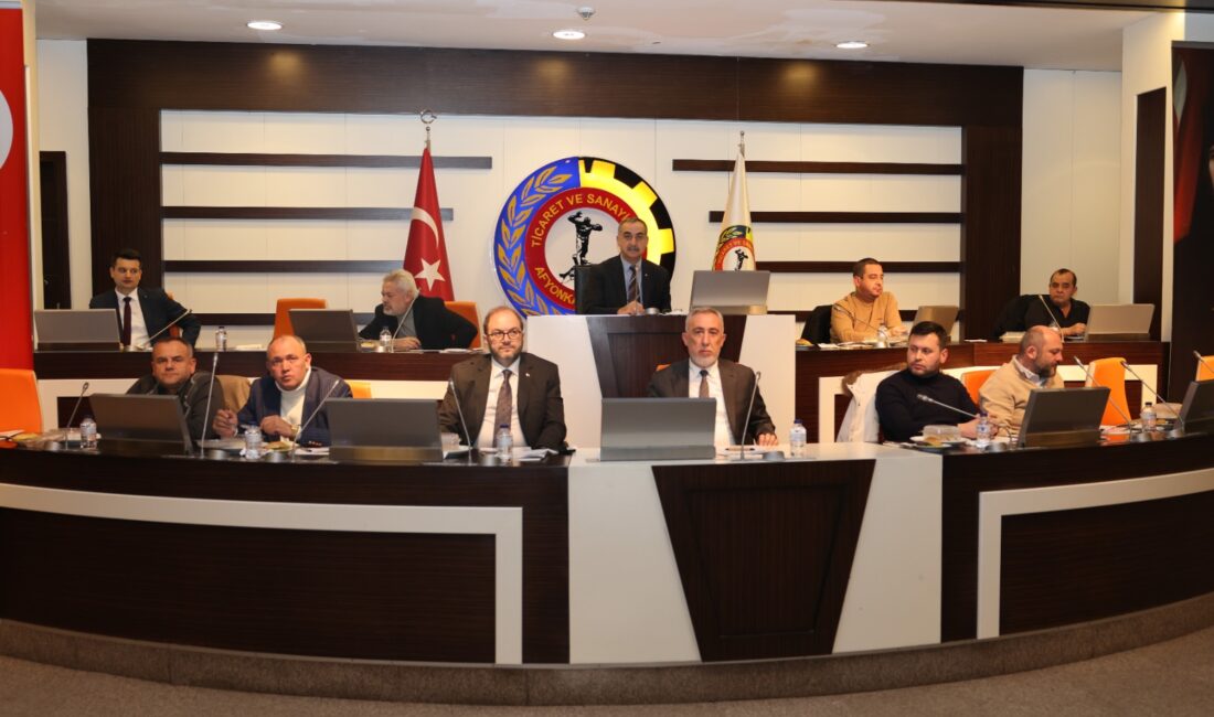 ATSO Meclisi, Ocak toplantısını yaptı Afyonkarahisar Ticaret ve Sanayi Odası Meclisi’nin 2026 yılı Ocak ayı