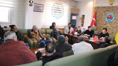 Sandıklı Ziraat Odası’nda gerçekleştirilen şeker pancarı ekim süreci toplantısı, Ziraat