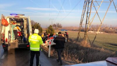 Afyonkarahisar’da meydana gelen trafik kazasında kamyon ile çarpışan otomobilin sürücüsü