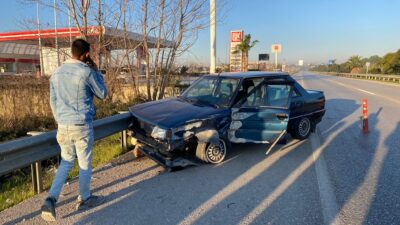 Kaza, sabah saatlerinde Serik – Manavgat D 400 kara yolu
