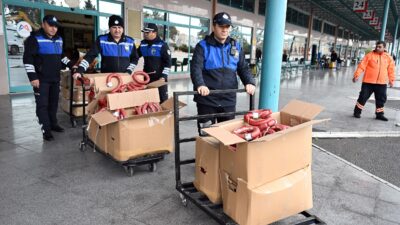 Tarsus-Çamlıyayla Zabıta Denetim Amirliği ekiplerinin yaptığı kontrollerde, Afyonkarahisar’dan yolcu otobüsüyle