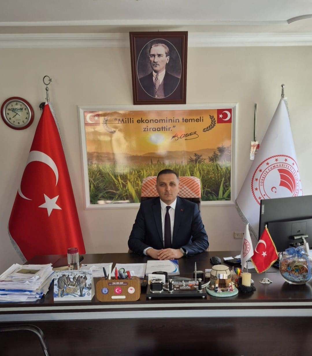 Afyonkarahisar’ın Dinar ilçesinde tarımsal üretimi çeşitlendirmek ve yerel üreticiye ekonomik