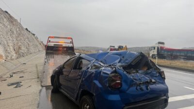 Kaza, Emirdağ ilçe çıkışında meydana geldi. Edinilen bilgilere göre, M.B.K.