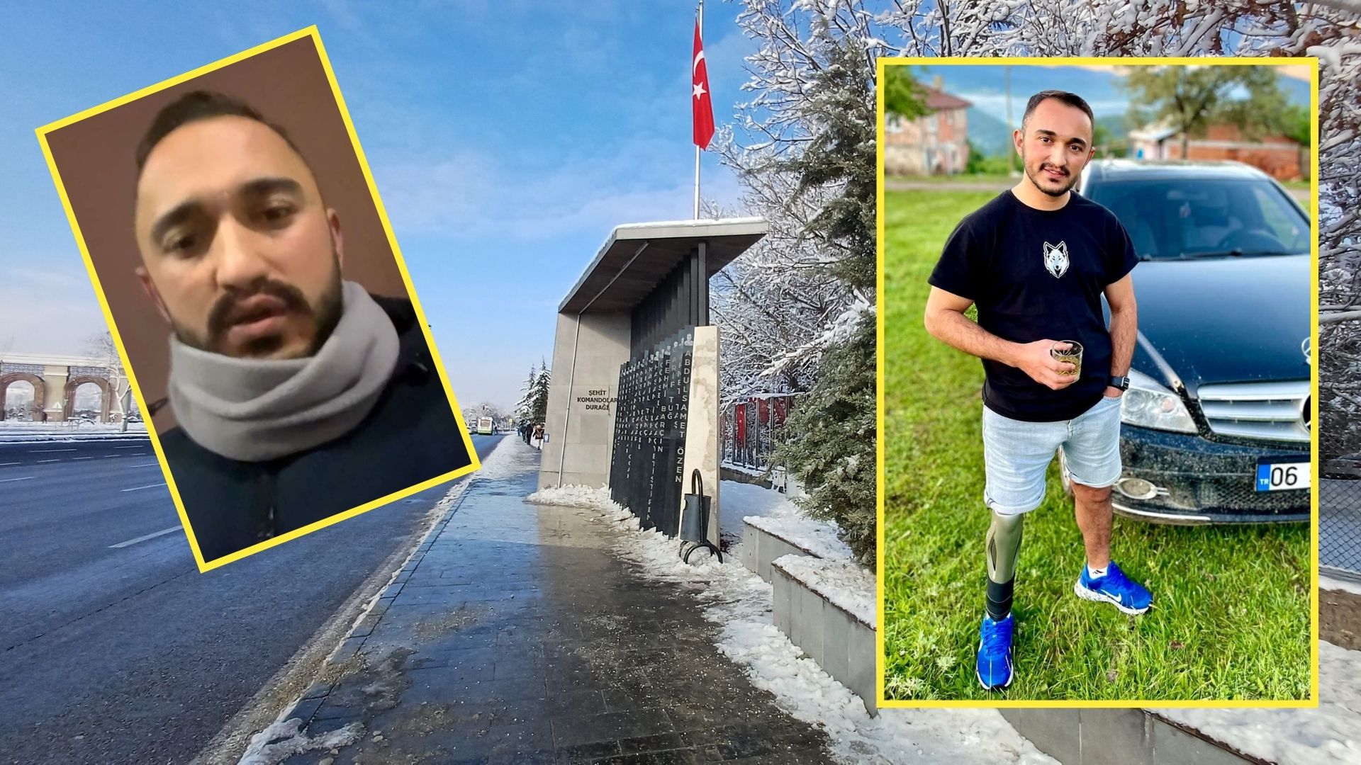 Kayseri'de 17 Aralık 2016'da düzenlenen terör saldırısında gazi olan Ferdi