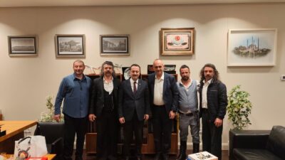 Heyet, Cumhurbaşkanlığı Külliyesi Prensipler Genel Müdürü Bilal Şentürk ile gerçekleştirilen