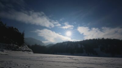 AFYONKARAHİSAR’DA YAĞAN KAR YAĞIŞI SONRASI ORTAYA ÇIKAN KIŞ MANZARASI DRON