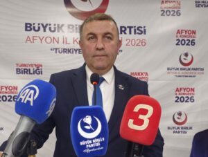 Büyük Birlik Partisi Afyonkarahisar İl Başkanlığı’nın olağan il kongresi yoğun