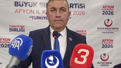 Büyük Birlik Partisi Afyonkarahisar İl Başkanlığı’nın olağan il kongresi yoğun