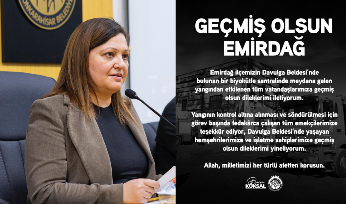 Afyonkarahisar’ın Emirdağ ilçesine bağlı Davulga Beldesi’nde faaliyet gösteren bir biyokütle