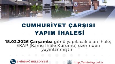 Emirdağ Belediye tarihinin en güçlü ve en prestijli yapım işlerinden