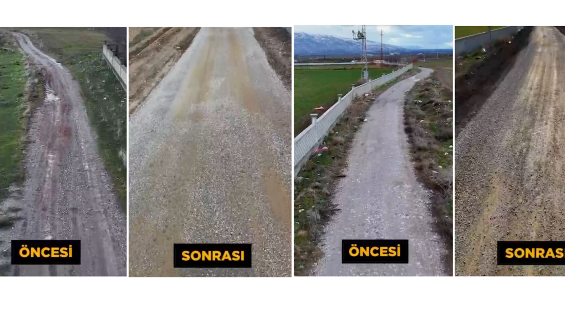 Bolvadin Belediyesi, tarımsal üretimin sürdürülebilirliğini güçlendirmek ve çiftçilerin ulaşımını kolaylaştırmak