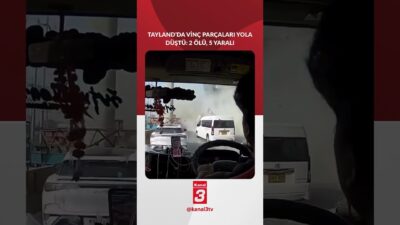 Tayland’da inşaat faciası! Samut Sakhon bölgesinde bir inşaat vincinden kopan