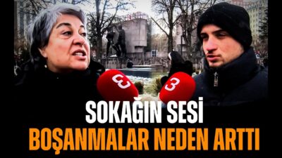 Sokağın sesi olan Kanal 3 mikrofonu boşanmaların neden arttığını vatandaşlara