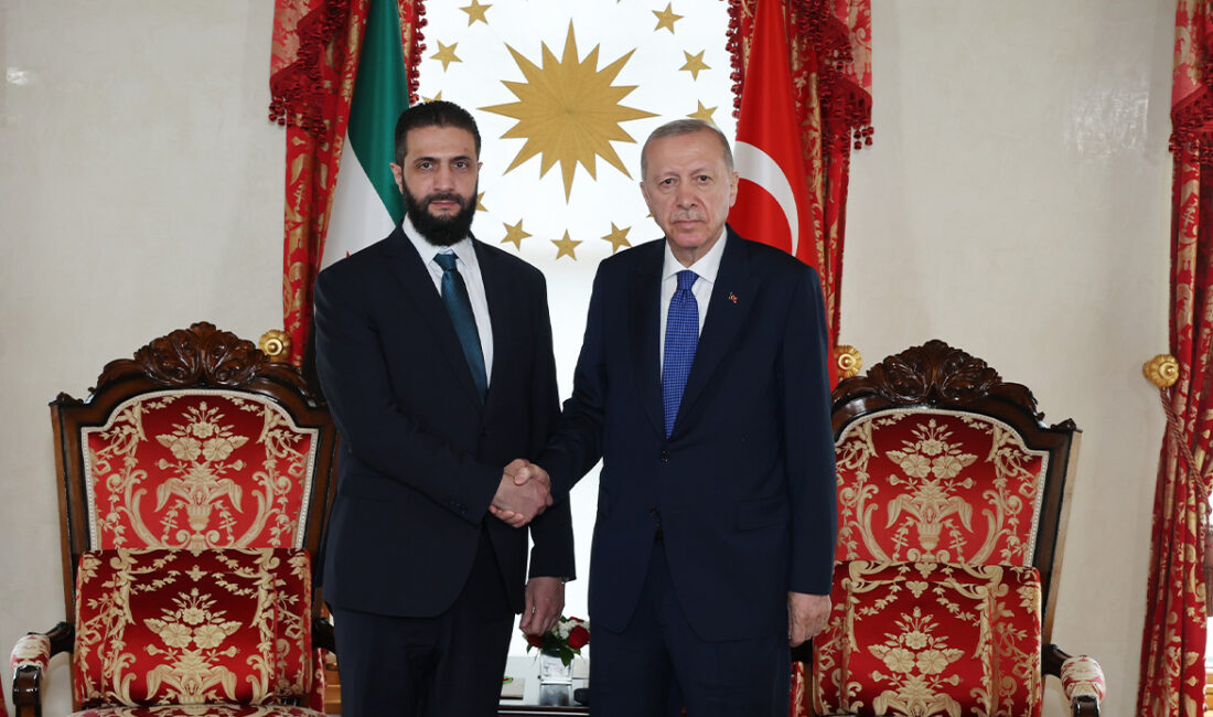 Cumhurbaşkanı Recep Tayyip Erdoğan, Suriye Cumhurbaşkanı Ahmed Şara ile bir