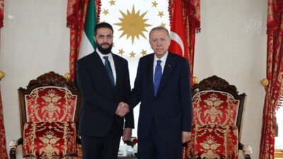 Cumhurbaşkanı Recep Tayyip Erdoğan, Suriye Cumhurbaşkanı Ahmed Şara ile bir