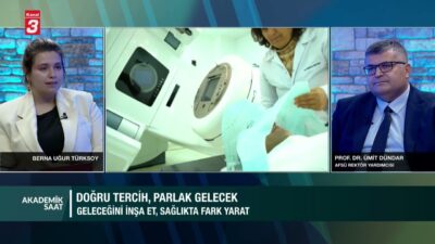 Akademik Saat, Berna Uğur Türksoy’un sunumuyla sizlerle. Konuğumuz, Afyonkarahisar Sağlık