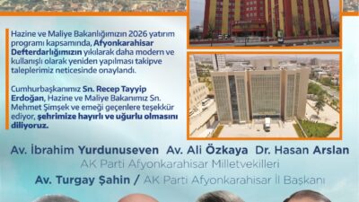 Hazine ve Maliye Bakanlığı’nın 2026 yılı yatırım programı kapsamında, depreme