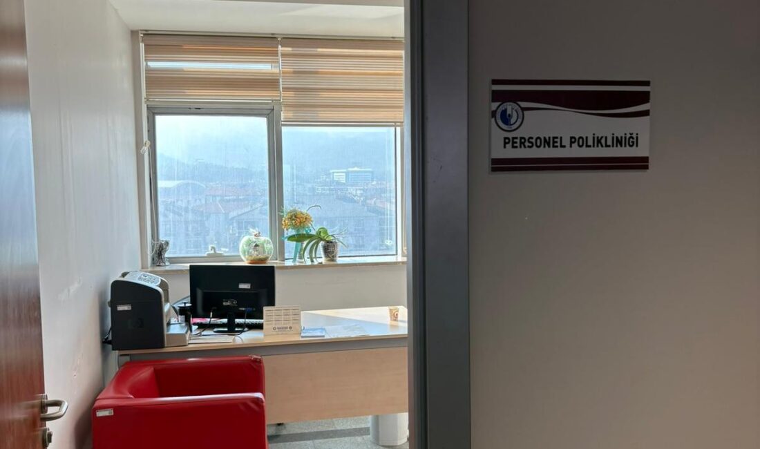 B Blok’ta, İş Sağlığı ve Güvenliği Birimi bünyesinde oluşturulan Personel