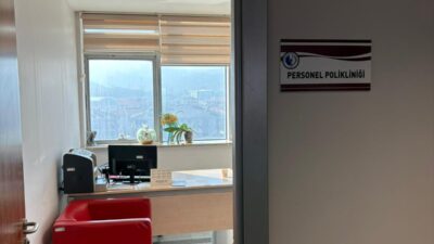 B Blok’ta, İş Sağlığı ve Güvenliği Birimi bünyesinde oluşturulan Personel