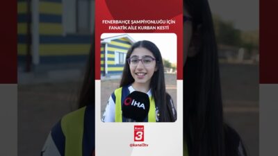 Elazığ’da fanatik Fenerbahçeli Mehmet Fatih ve kızı Elif Yaren Çakar,