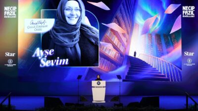 Necip Fazıl Ödülleri Töreni’nde “Necip Fazıl Çocuk Edebiyatı Ödülü”ne layık