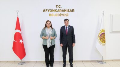 Kütahya Belediye Başkanı Eyüp Kahveci, bölgesel iş birliği kapsamında Afyonkarahisar’a