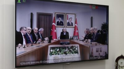 Video Konferans Sistemi (VKS) üzerinden 81 il valisinin katılımıyla gerçekleştirilen