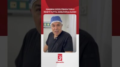 Şanlıurfa’da 16 yaşındaki Bedia Özbay, eşarbını düzeltirken ağzında tuttuğu toplu