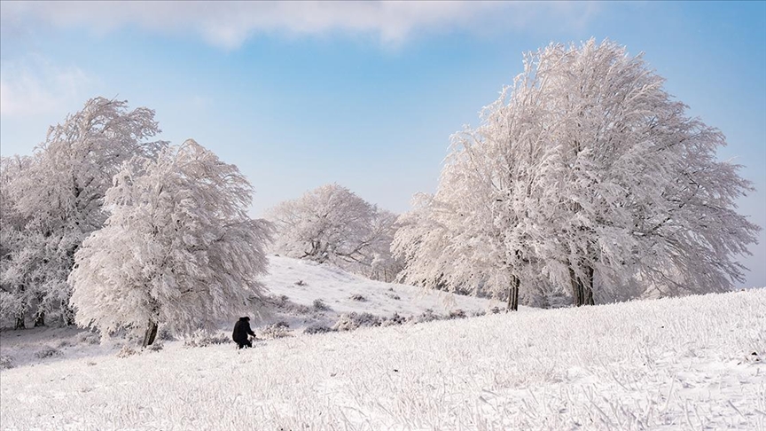 Kentin yüksek kesimlerinde iki gündür etkili olan kar yağışının ardından