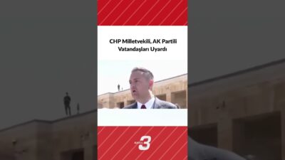 CHP Ankara Milletvekili Umut Akdoğan, Anıtkabir’de “Recep Tayyip Erdoğan” sloganı