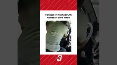 Şanlıurfa’da minibüs şoförü direksiyon başındayken saldırıya uğradı. O anlar güvenlik