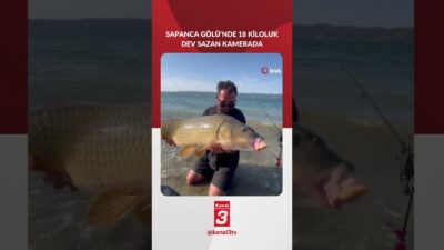 Sapanca Gölü’nde inanılmaz anlar! 14 yıldır sportif balıkçılık yapan Taha