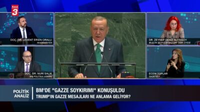 Politik Analiz programında Doç. Dr. Levent Ersin Orallı ve Doç.