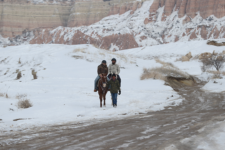 UNESCO Dünya Miras Listesi’nde yer alan Kapadokya, yarıyıl tatilinde öğrenci