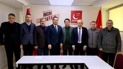 HAK-İŞ Konfederasyonu Afyonkarahisar İl Başkanı İbrahim Gürbüz ve beraberindeki heyet,