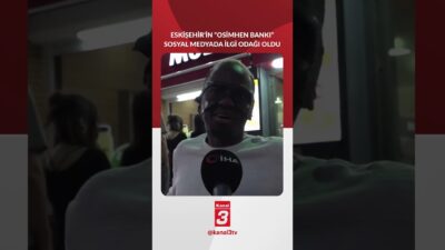 Eskişehir’de bir bank, harita uygulamalarında “Osimhen Bankı” olarak kaydedildi. Ünlü