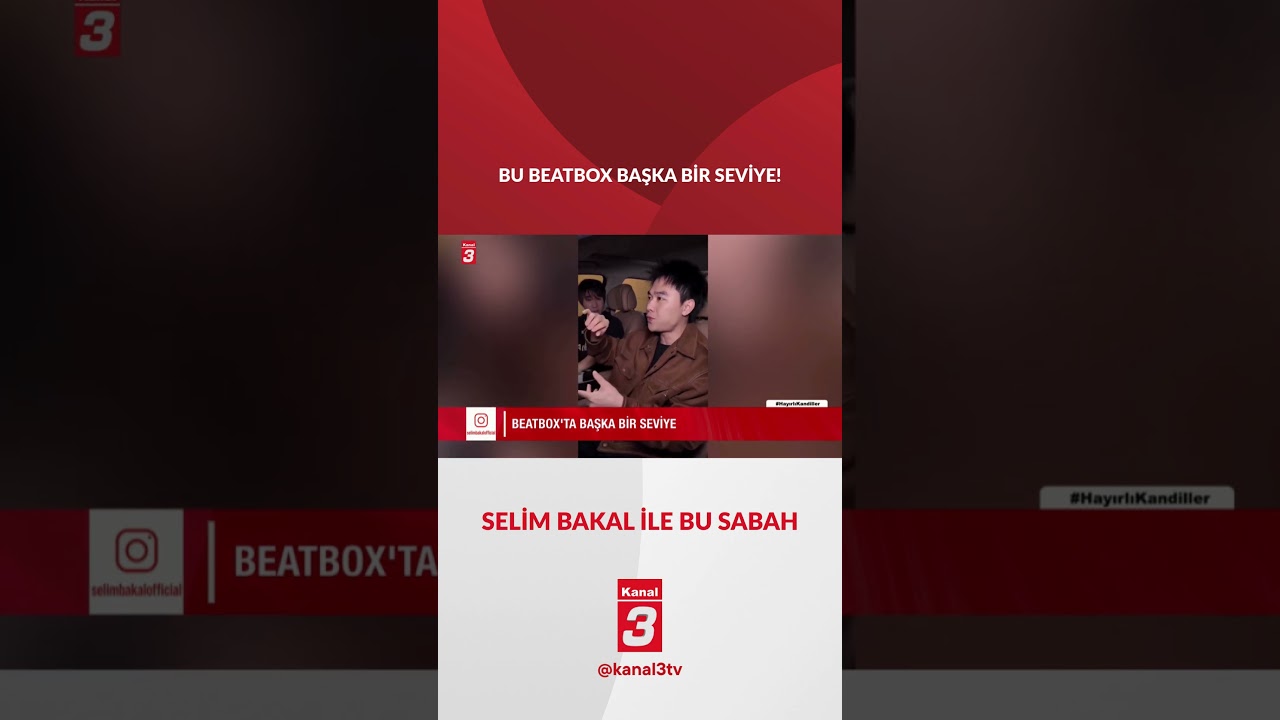 Bu Beatbox başka bir seviye! 📶https://kanal3.com.tr/ Sosyal Medya Hesaplarımızı Takip