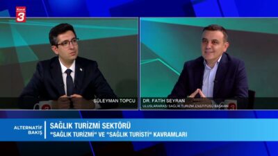 Alternatif Bakış programının bugünkü konuklarından Uluslararası Sağlık Turizmi Enstitüsü Başkanı